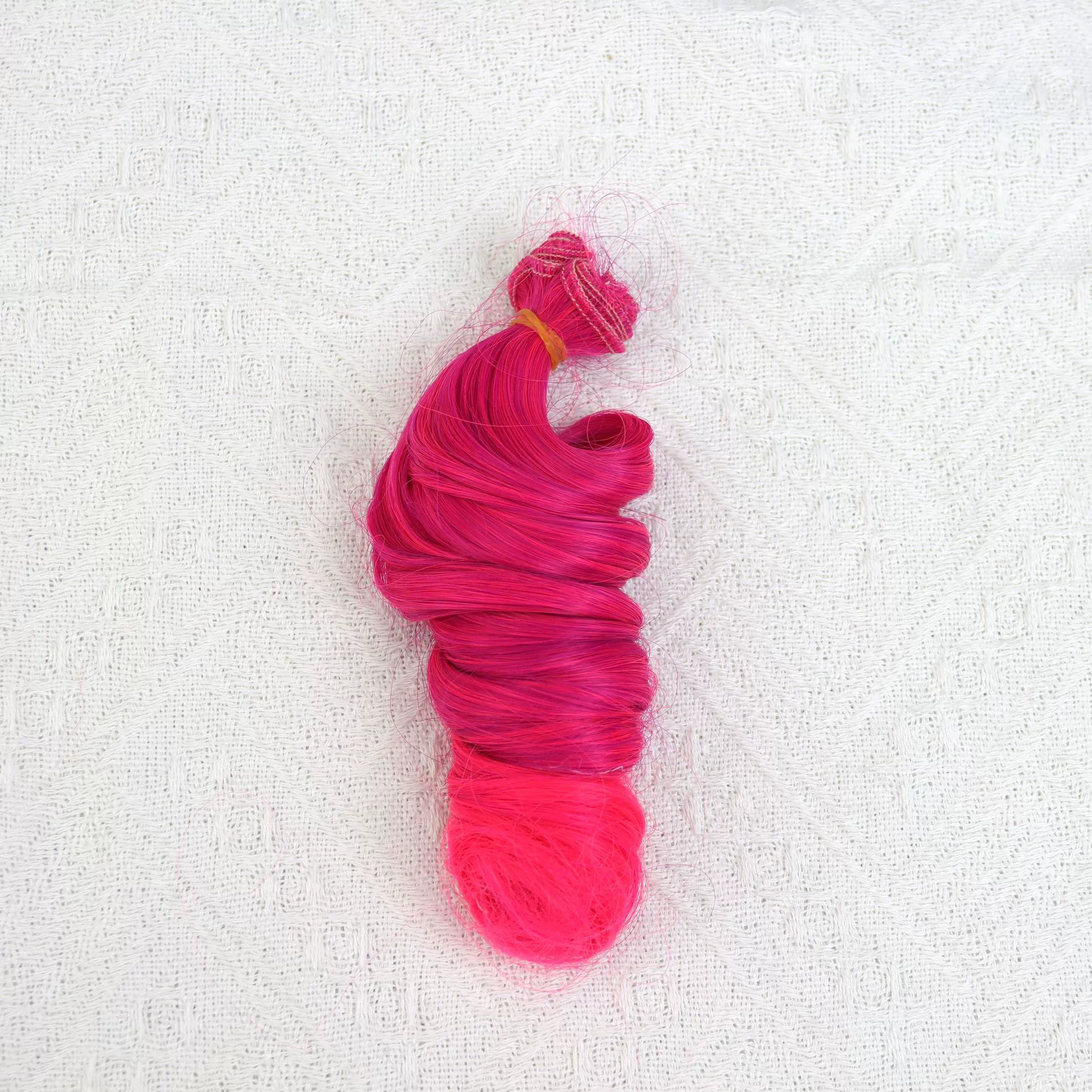 Modified doll, crochet, curly wig, (Physicals), 15cm