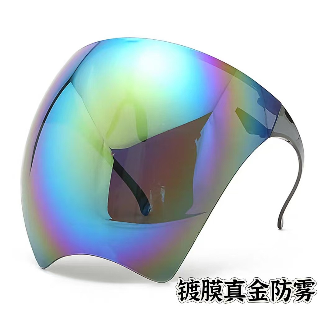 Nuevas máscaras espaciales protectoras faciales anti-splash anti-nebble gafas de aislamiento de alta definición anti-humo de petróleo protectoras de seguridad anti-epidemia