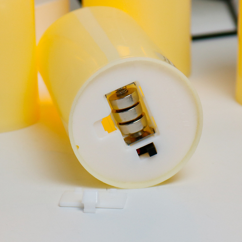 クロスボーダー爆型led電子ろうそく灯純色ロマンチックins風結婚式デート誕生日装飾雰囲気小夜灯|undefined