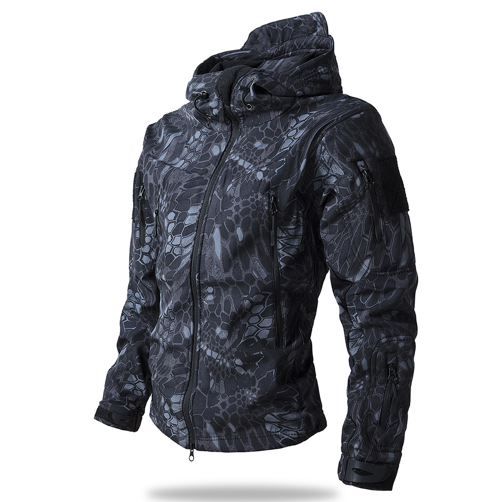Men's 3-in-1 Breathable Windproof Camouflage Outdoor Jacket_voghion.com