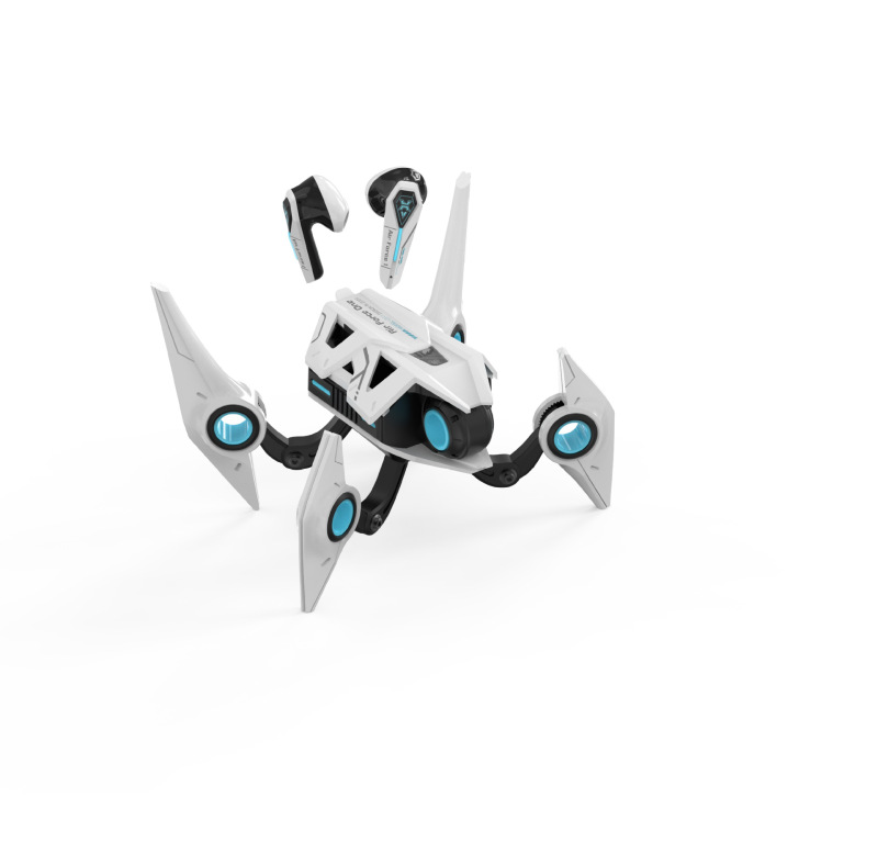 メカクールスタイル Bluetooth ヘッドセットトレンディな e スポーツゲーム低遅延インイヤーワイヤレスヘッドセット首に掛けることができます卸売|undefined