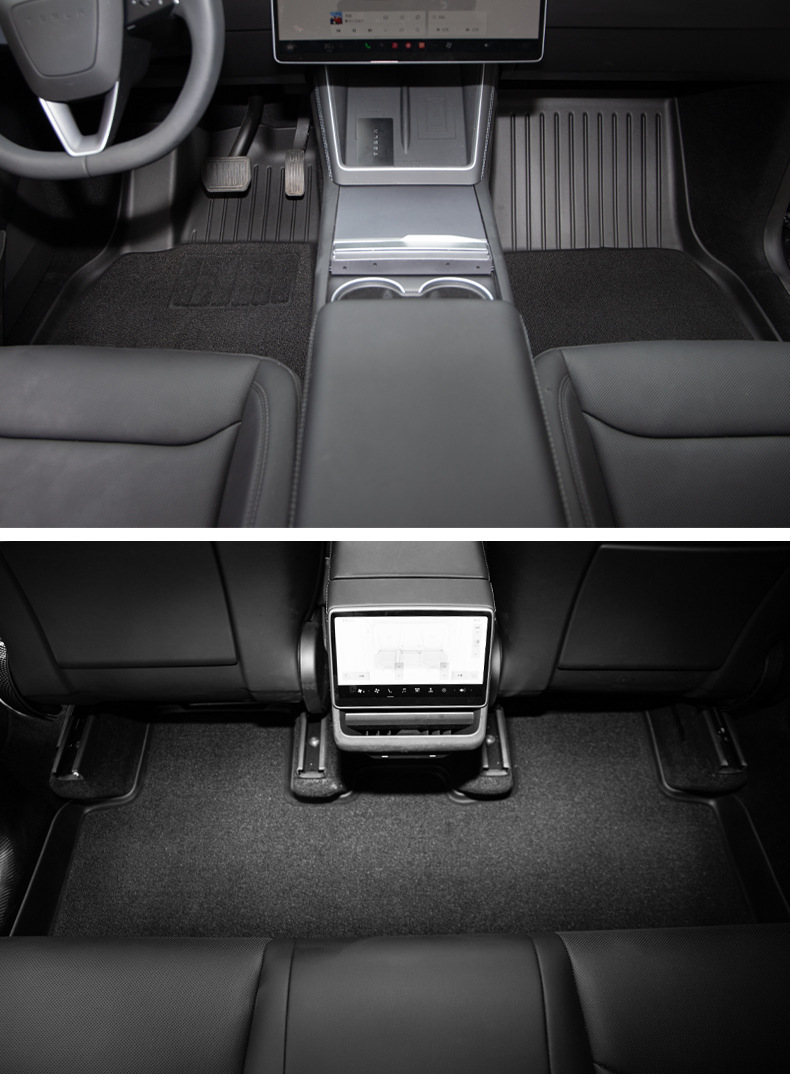 Suitable for 2025 New Version of Tesla Model Y Floor Mats Model 3 Fully Surrounded Replacement Y Carpet Tpe Car Ya