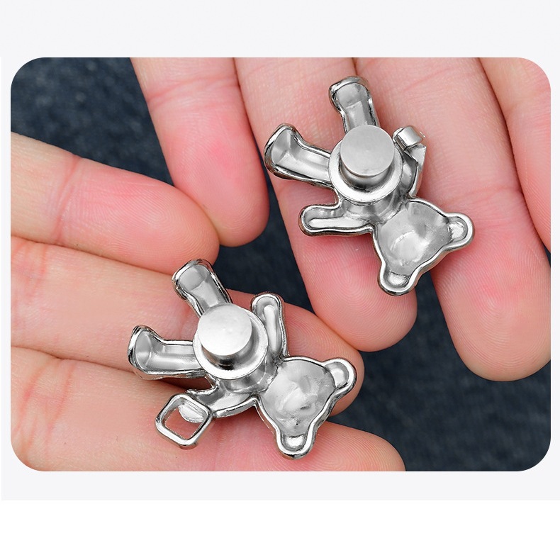 Botón de Ajuste de Cintura para Jeans Metal Desmontable Sin Costura para Pantalones de Mezclilla