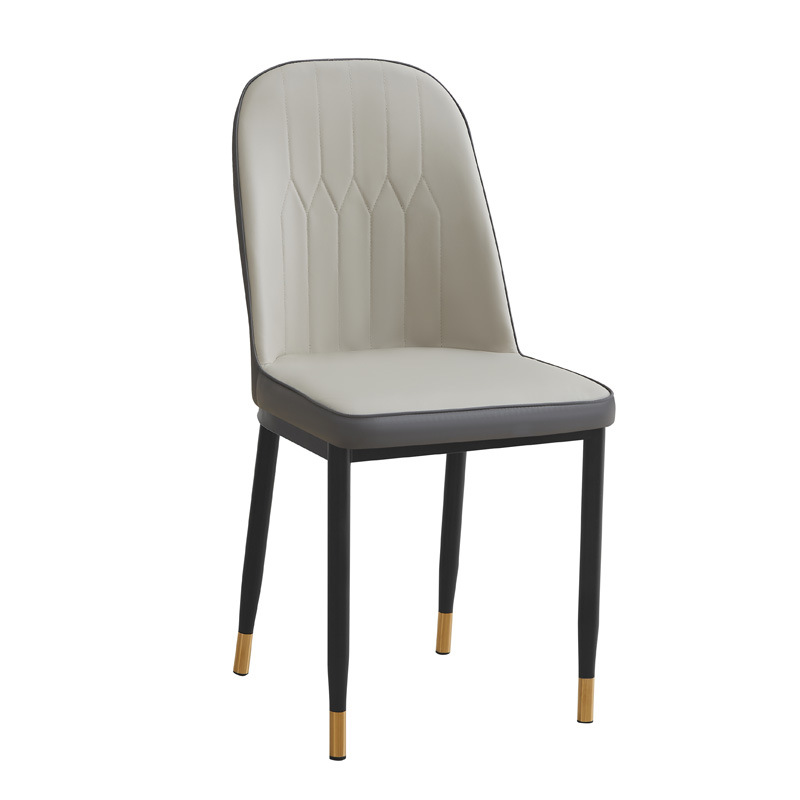 Silla de comedor de lujo ligera, taburetes domésticos, estilo nórdico simple, mesas y sillas de maquillaje en línea, restaurantes de hotel, mesas y sillas de comedor de hierro forjado