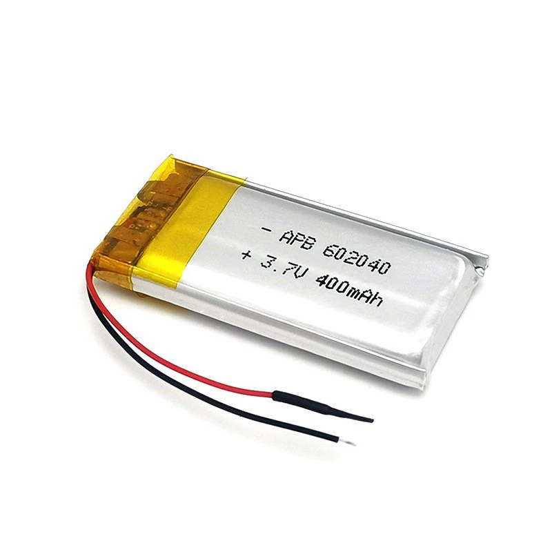 602040 полимерный литиевый аккумулятор 400mAh 3.7V для светодиодной подсветки, батарея для цифровых беспроводных Bluetooth-гарнитур