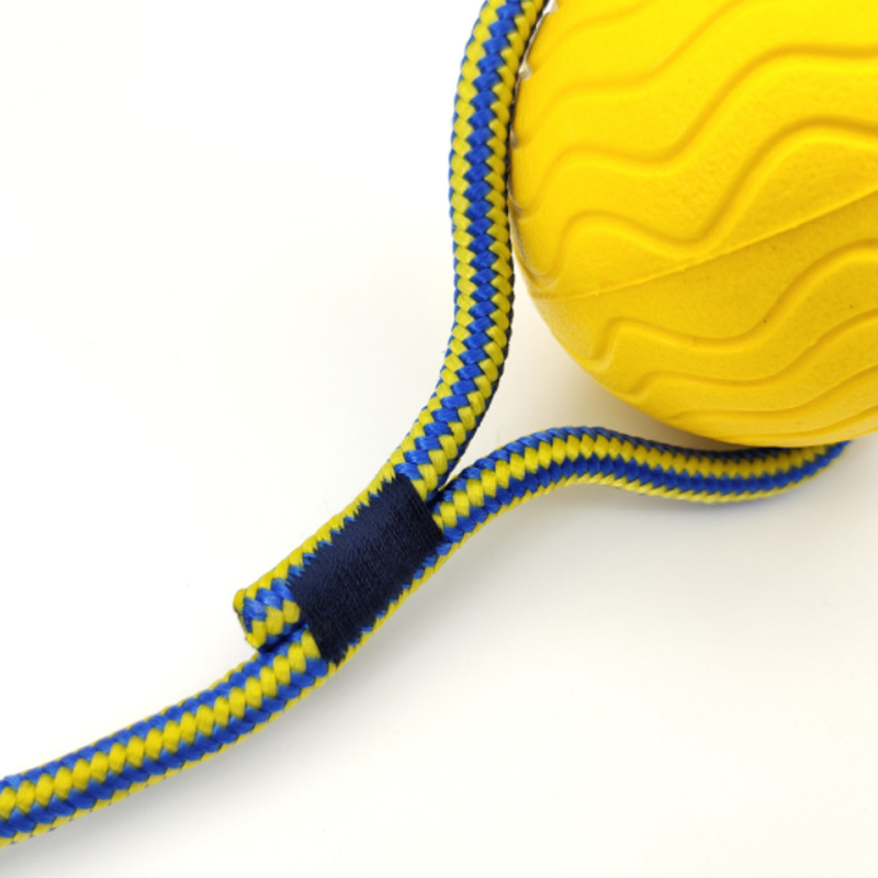 狗狗球浮水飛盤訓(xùn)犬拉環(huán)耐咬磨牙寵物球新款新模具EVA寵物玩具球