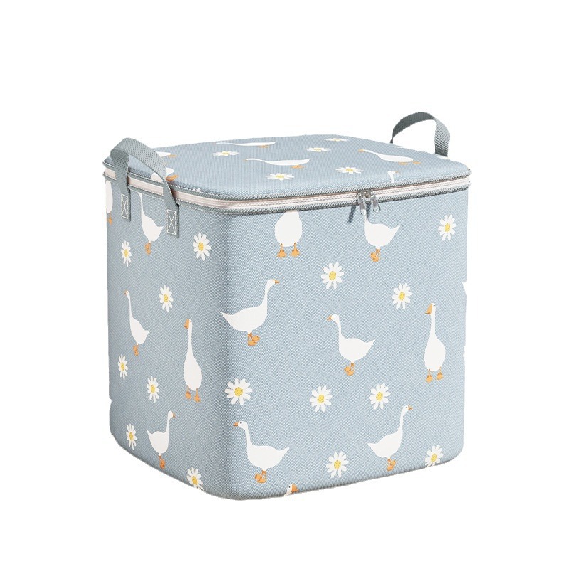 Bolsa de edredón de algodón bolsa de almacenamiento de ropa de ganso caja de almacenamiento especial edredón de gran capacidad no tejida bolsa de equipaje en movimiento