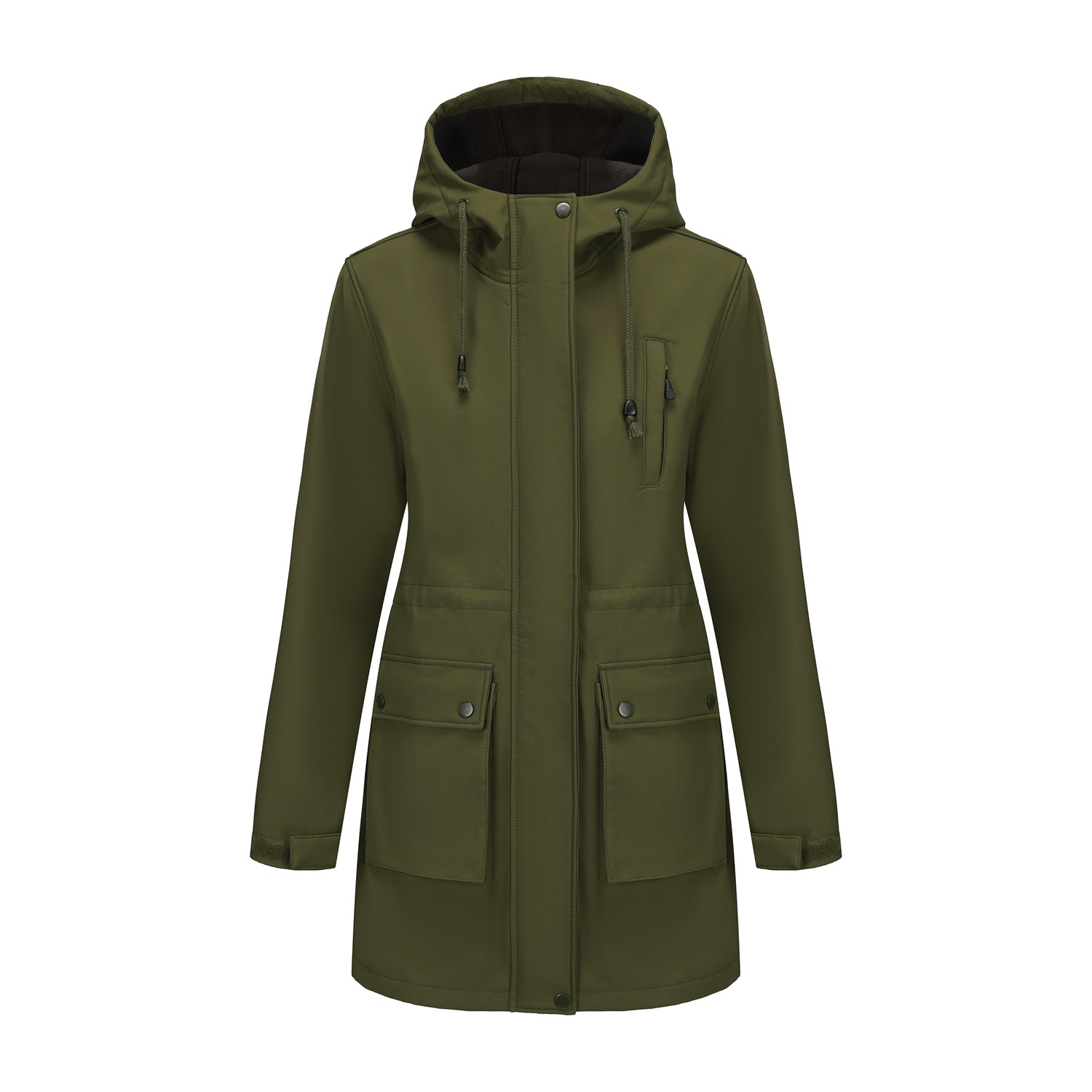 Waterdichte windjack met capuchon voor dames - lichtgewicht regenjas voor herfst en winter (EU-maten S-XXXL)_voghion.com