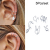 Ear clips from pearl suitable for men and women, earrings, jewelry, suitable for import, wholesale