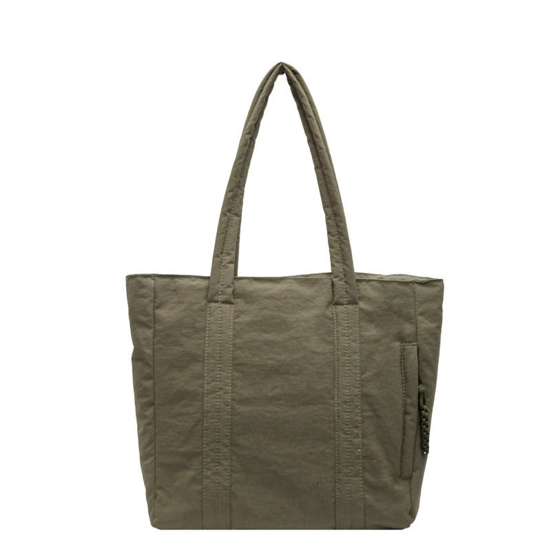 Demi-season down jacket, universal capacious one-shoulder bag