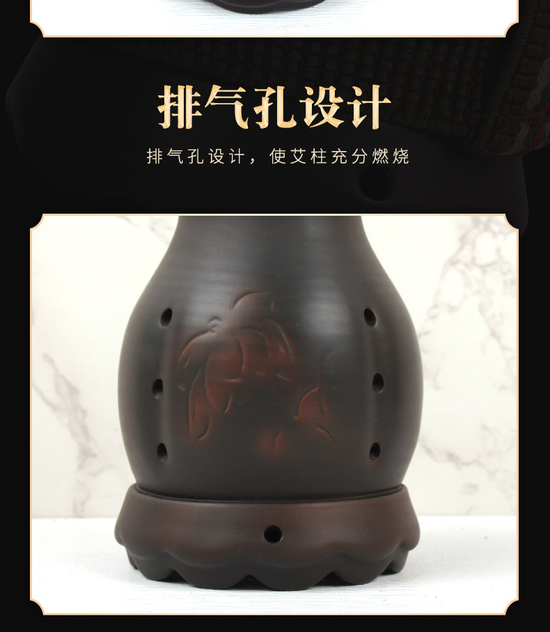 Handheld Fire Dragon Mug for Moxibustion and Gua Sha, Double-Layer Insulated Warm Compress Tool detail image 19
