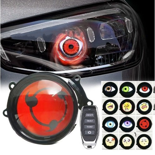 Explosión dinámica LED ojo luz del automóvil 1.5w diablo ojo multimodo LED reforma lente delanteros image 3