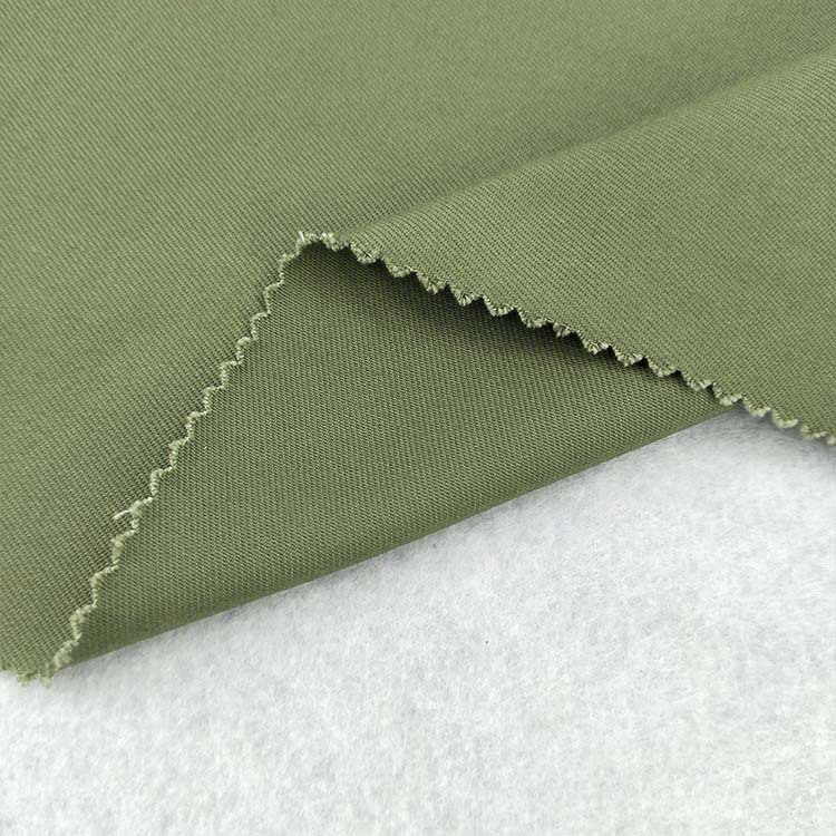 Fabricante orgánico al por mayor 100% algodón tela de twill color sólido ropa teñida image 4