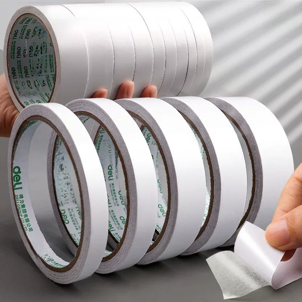 Deli 30400 double-sided tape strong high viscosity does not hurt the wall two-sided Spring Festival couplet waterproof tape wholesale