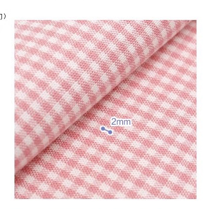 Tejido de viento idílico Plaid Striped sábanas tela mesa almohada sofá tela de picnic procesamiento