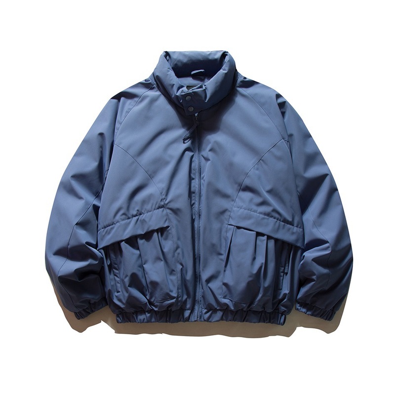 ORIGTEEN日系复古羽绒服男冬季青少年白鸭绒外套立领面包服YR144|undefined