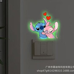 新款卡通动画片可爱史迪仔烫  夜光
