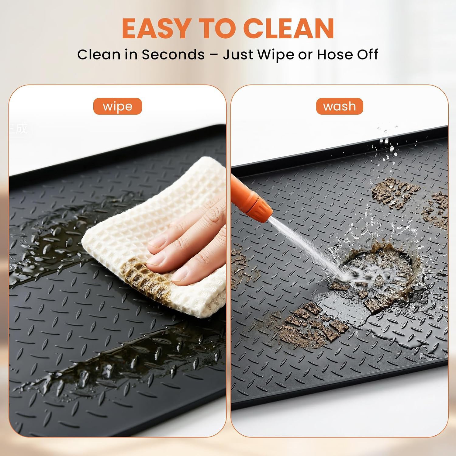 Cross-border silicone car repair and maintenance mat, oil leak-proof mat, garage waterproof and oil-resistant floor protection mat, easy to clean