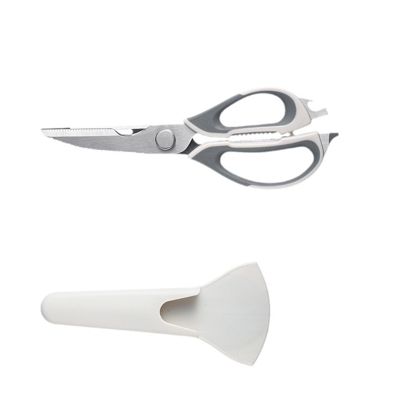 tijeras de cocina de acero inoxidable, tijeras de barbacoa multifuncionales para matar peces, tijeras de hueso de pollo poderosas, tijeras de nuez