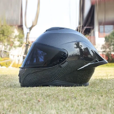 Dəbilqə (Kaska) aksesuarları — spoiler, Bluetooth slot, safety features - m-carbon-fiber-black-tea
