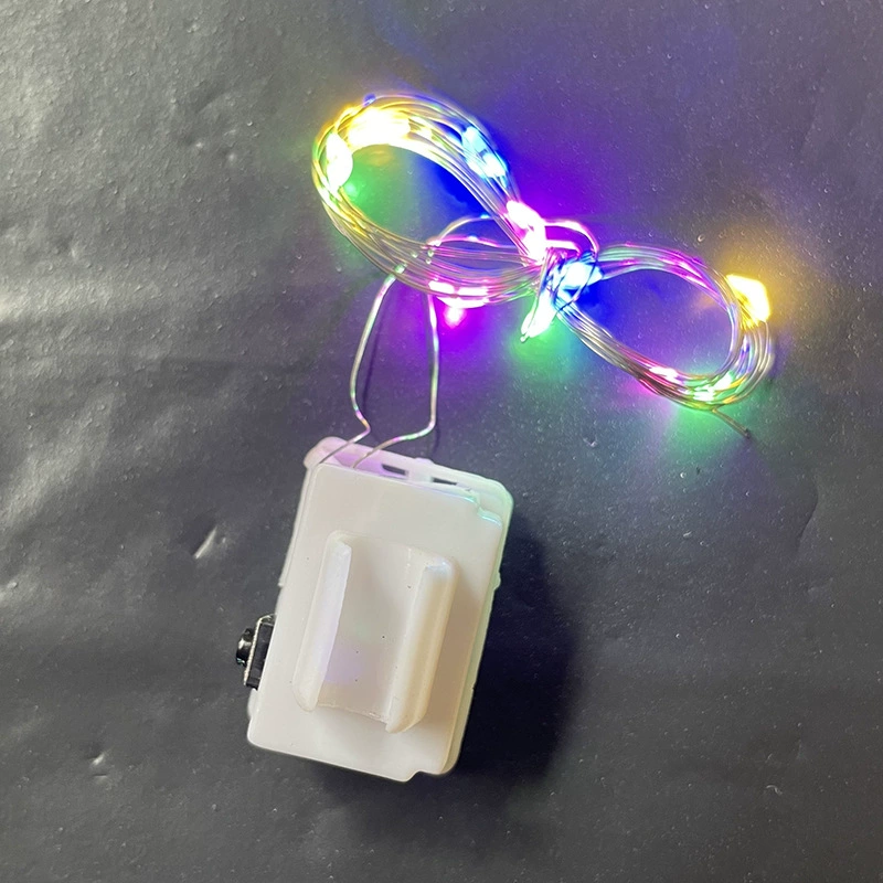LED copper wire fairy lights, 3‑mode adjustable, warm/multi colors, AG13/LR44 battery