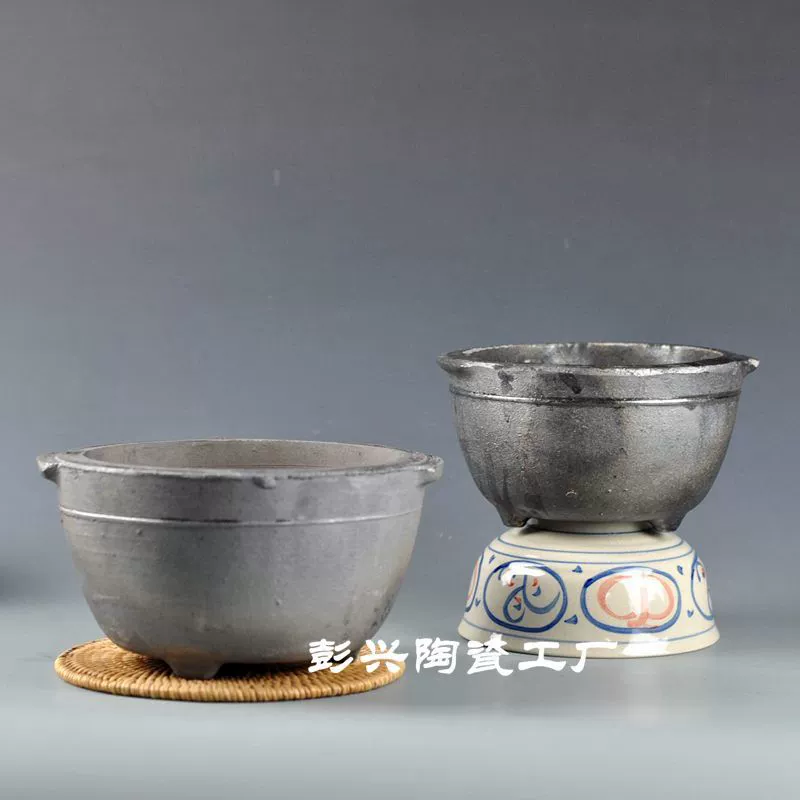 Qixian кассероль, специальная кастрюля для картофельной муки, жаропрочная чёрная кастрюля для рисовой лапши, старинный глиняный горшок для лапши, прямые поставки от производителя