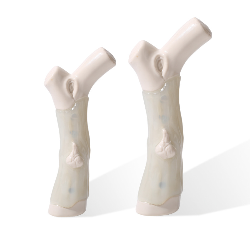 (2개) 개 장난감 고무 코팅 가지 치니 스틱, 물림 방지 및 깨지지 않음, 치아 청소 애완견 장난감, 대화형 지루함 완화 유물