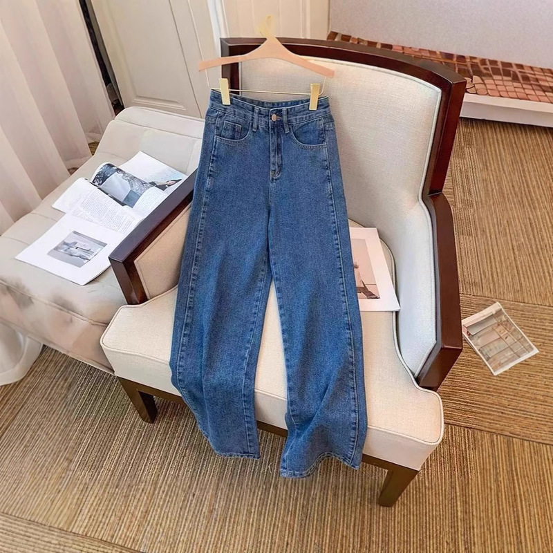 Amazon Europe and the United States foreign trade independent station solid color casual jeans XS-5XL suitable for domestic and foreign