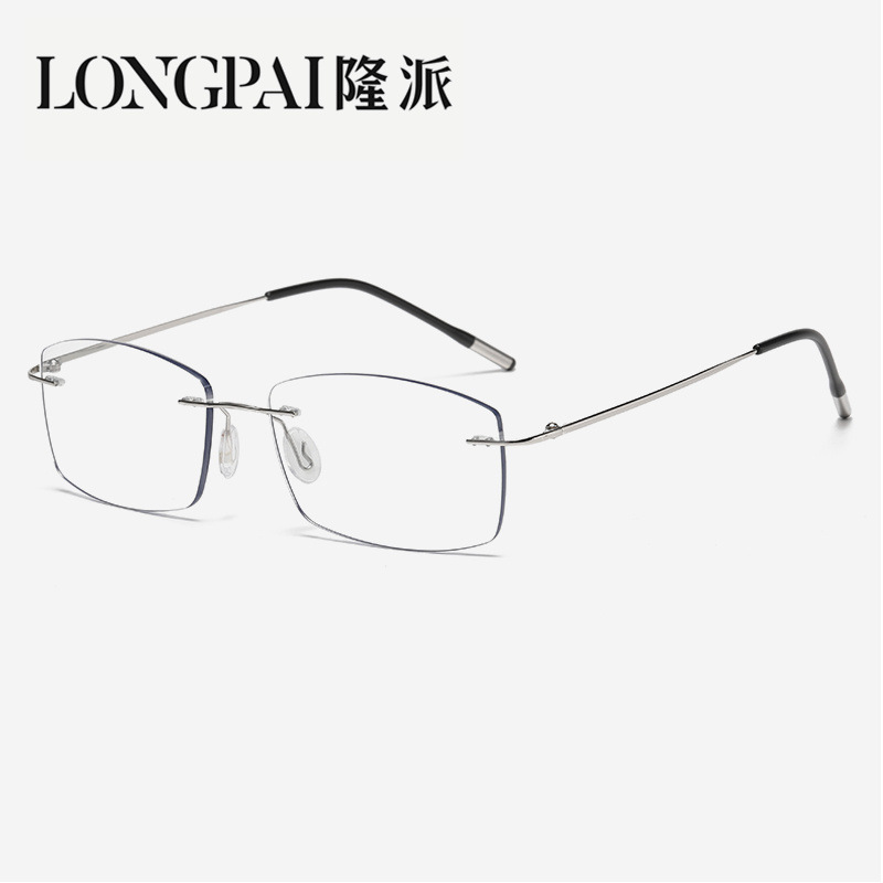 실버 프레임 - 흰색에서 회색까지의 청색광 방지