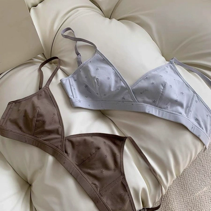 Бюстгальтер Slightly Starlight, тонкая и дышащая чашка с кроличьими ушками, бюстгальтер пуш-ап для маленькой груди, летний удобный бюстгальтер без ободков.