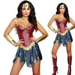欧米の女性ハロウィーン衣装コスプレ剣闘士神奇女侠制服セット