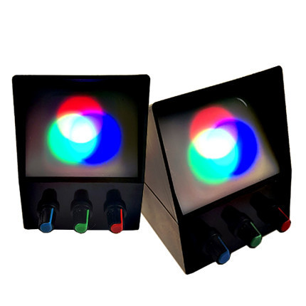 Light three primary color synthesis demonstrator junior high school physics optical experiment equipment teaching instrument Light three primary color synthesis demonstrator junior high school physics optical experiment equipment teaching instrument