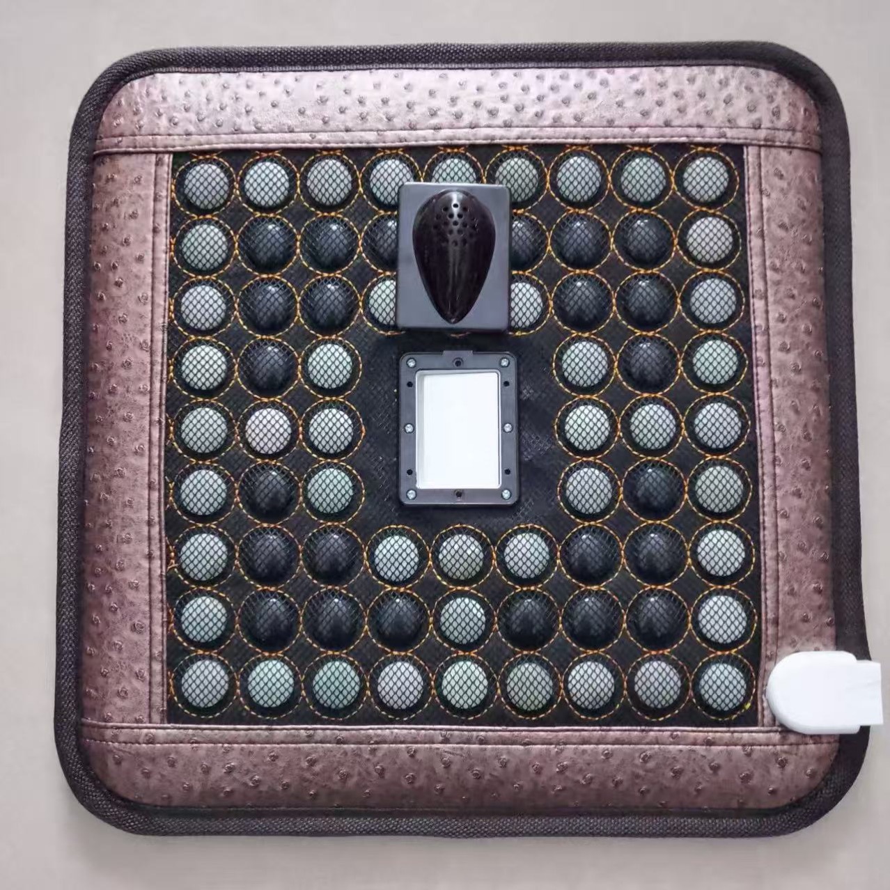 Tourmaline Jade Multifunctional Moxibustion Heating Cushion Massage Cushion Far Infrared Mesh Style