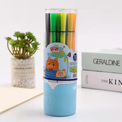 Watercolor pen wholesale washable children students 12/18/24/36 color pen art graffiti painting watercolor brush