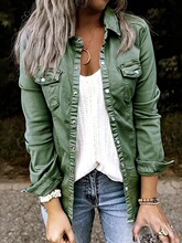 V 22186 New Style Long Denim Jacket �¿�ţ������ �W���羳��