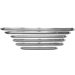 Kuntai chrome plated tire lever car tire lever tool double-ended flat 40 chrome pry plate Linyi pry bar flat pry