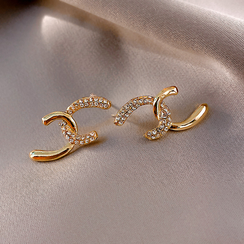 Wholesale Jewelry Classic Style Flower Alloy Gold Plated Plating Ear Studs display picture 3