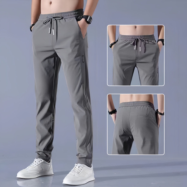 Men's silk thin elastic summer sports quick dry universal trend…