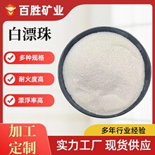 定制白色漂珠电厂粉煤灰隔音涂料空心玻化微珠保温耐火材料轻质