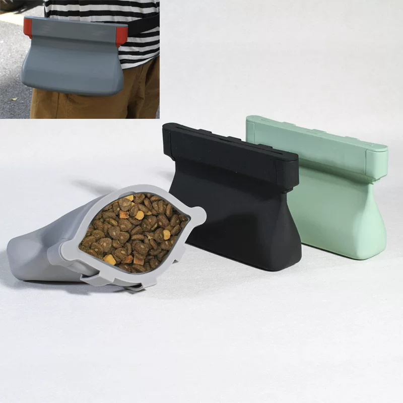 (Cross-border trading), silicone belt bag for training, nibbler, handheld portable organizer bag