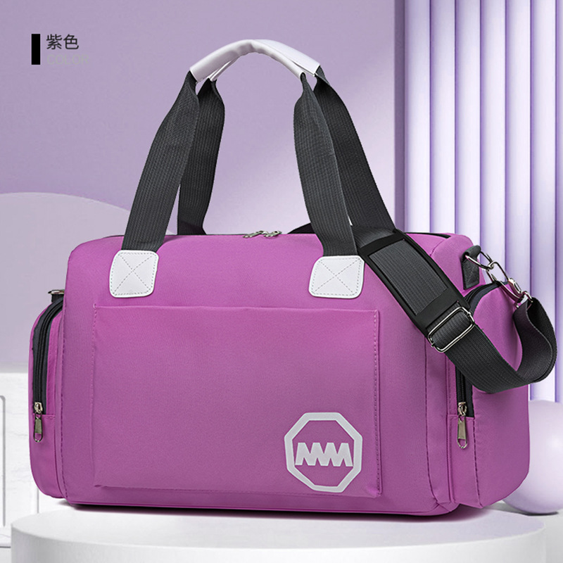 Bolsa de fitness Bolsa de viaje portátil de gran capacidad antisalpicaduras de agua Bolsa de almacenamiento de equipaje de corta distancia Bolsa de almacenamiento Bolsa de viaje ligera