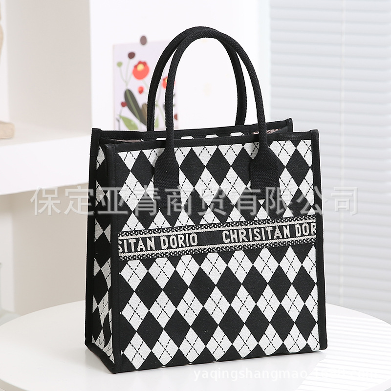 Nuevo bolso de moda de gran capacidad de alto grado de trabajo de cercanías bolsa de tela de almacenamiento ins