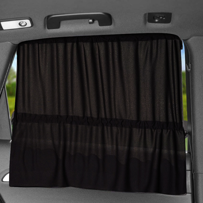 Side Window Privacy Sunscreen Shading Heat Insulation Sucker Car Curtain Car Interior Heat Insulation Curtain Cross-border Hot Sale Car Sunshade Curtain