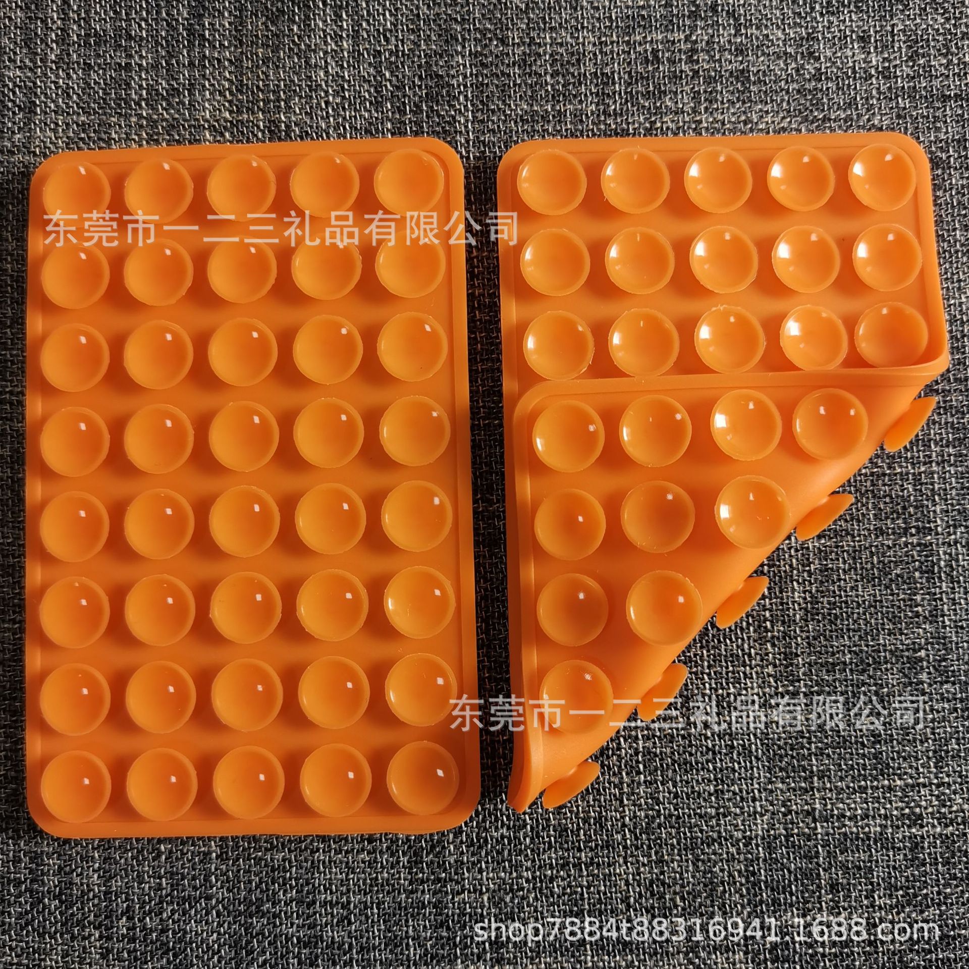 40 80 silicona ventosa de doble cara ventosa simple negro pegado antideslizante caso de teléfono móvil portátil soporte de teléfono móvil extraíble