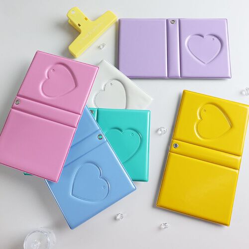 Macaron color love card album, girl's heart-chasing girl album polaroid photo card storage protection album