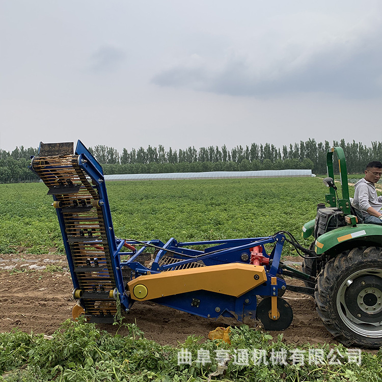 90型土豆红薯上车收获机拖拉机配套马铃薯收获机不破皮效率快