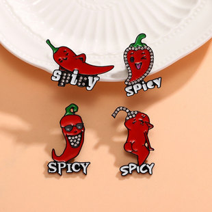 Creative Rainbow Pixel Style Brooch Women's Fashion Versatile Heart Shape Love Shape Clothes Decoration Alloy Paint Wholesale