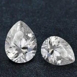 Mosang pear-shaped water drop PS PE ultra-white D color cultivation drill EX cutting stone main stone bare stone