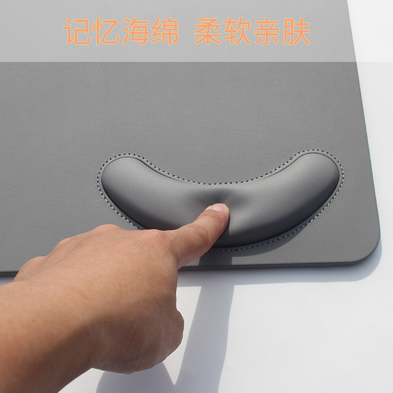 Transfronterizo multifuncional pu cuero cargador rápido almohadilla de ratón de carga inalámbrica de oficina soporte de mano protector de muñeca almohadilla de ratón