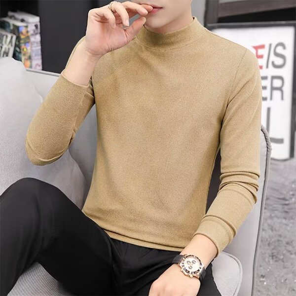 Velvet base body-friendly trend long-sleeve